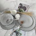 Glitter Star Pad Printing Dinner sets